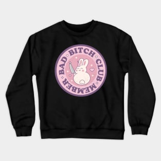 Bad bunny club member cute kawaii Crewneck Sweatshirt